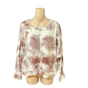 Cyrus Tie Dye‎ Scoop Neck Top